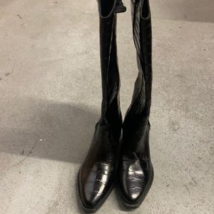 Marc fisher snake boots size 5